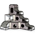 Prevue Pet Products Catville Tower Cat Activity Center in Gray, 56