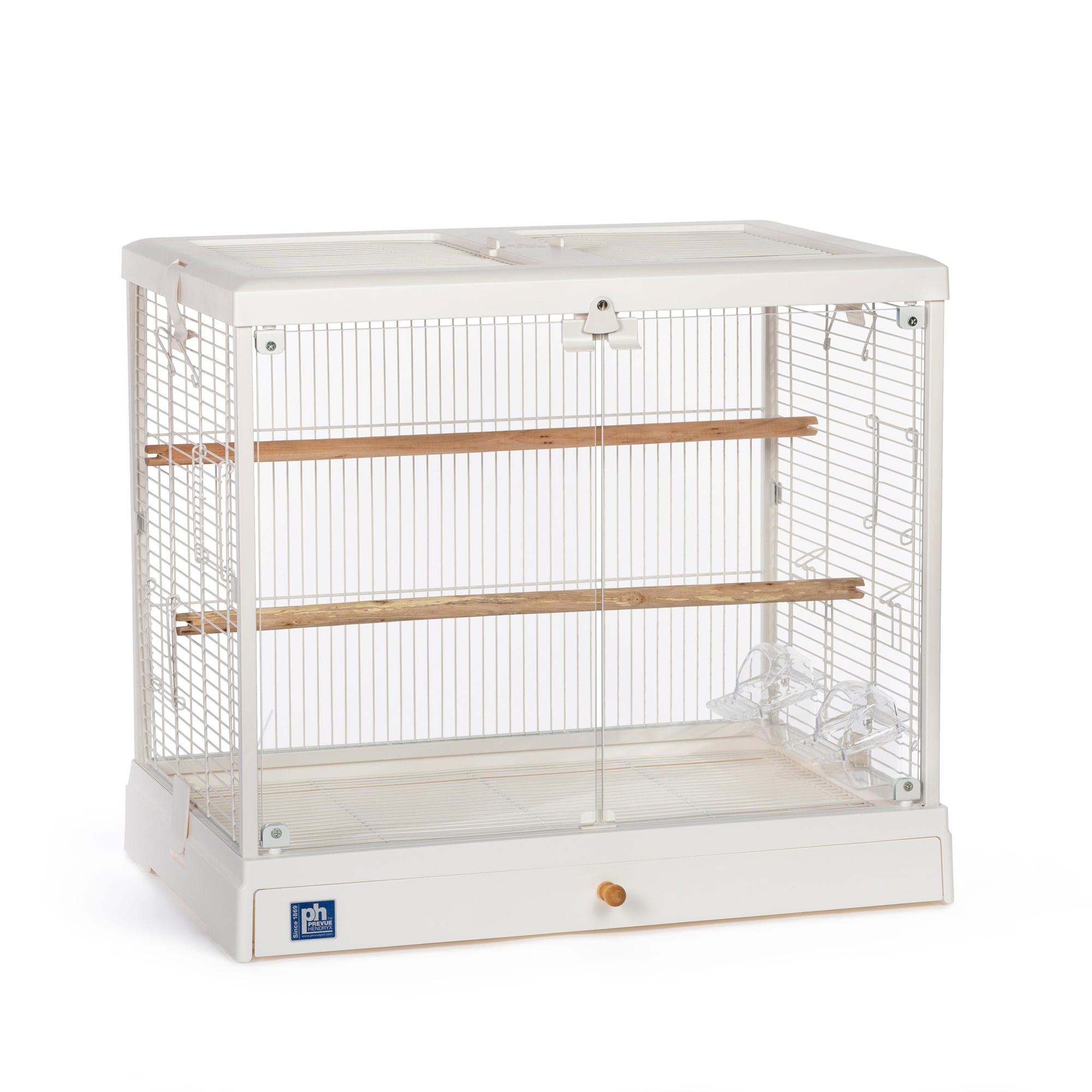 Prevue Pet Products Crystal Palace Luxe Bird Cage with Glass Doors