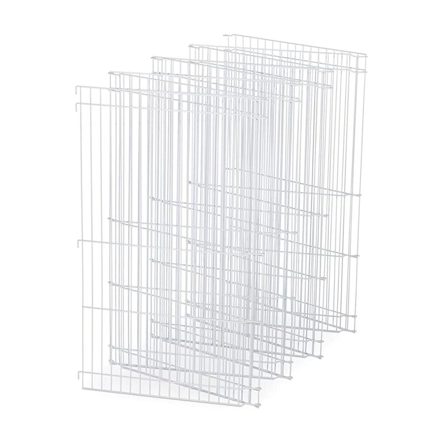 White Metal 8-Panel Small Animal Playpen