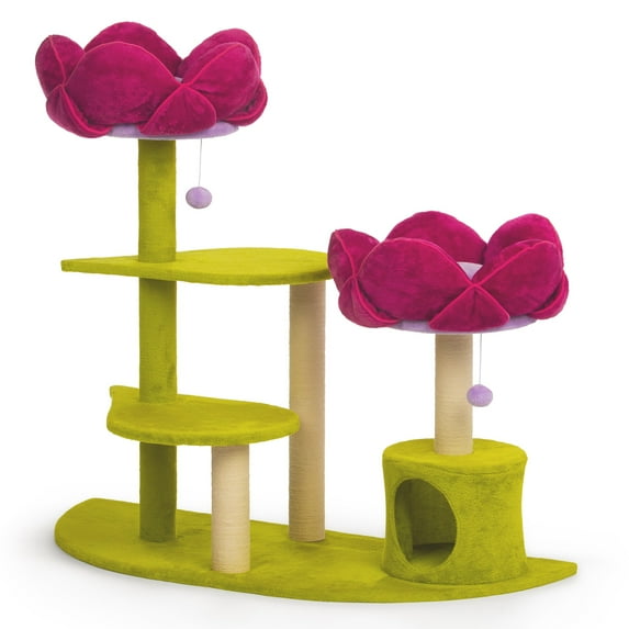 Prevue Pet Products Kitty Power Flower Garden Cat Tree Tower