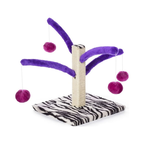 Prevue Pet Products Kitty Power Paws Plush Bounce n Spring Cat Scratcher 708