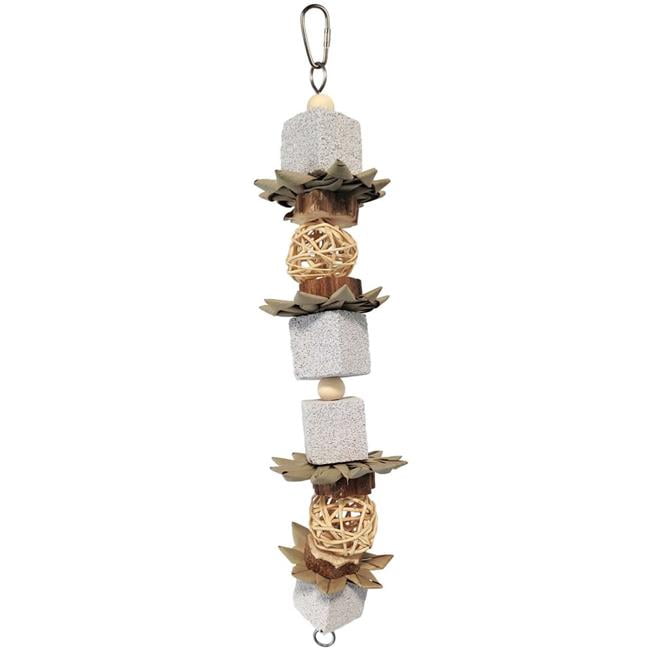 Prevue Pet Products Lava Cubes & Spheres Naturals Bird Toy