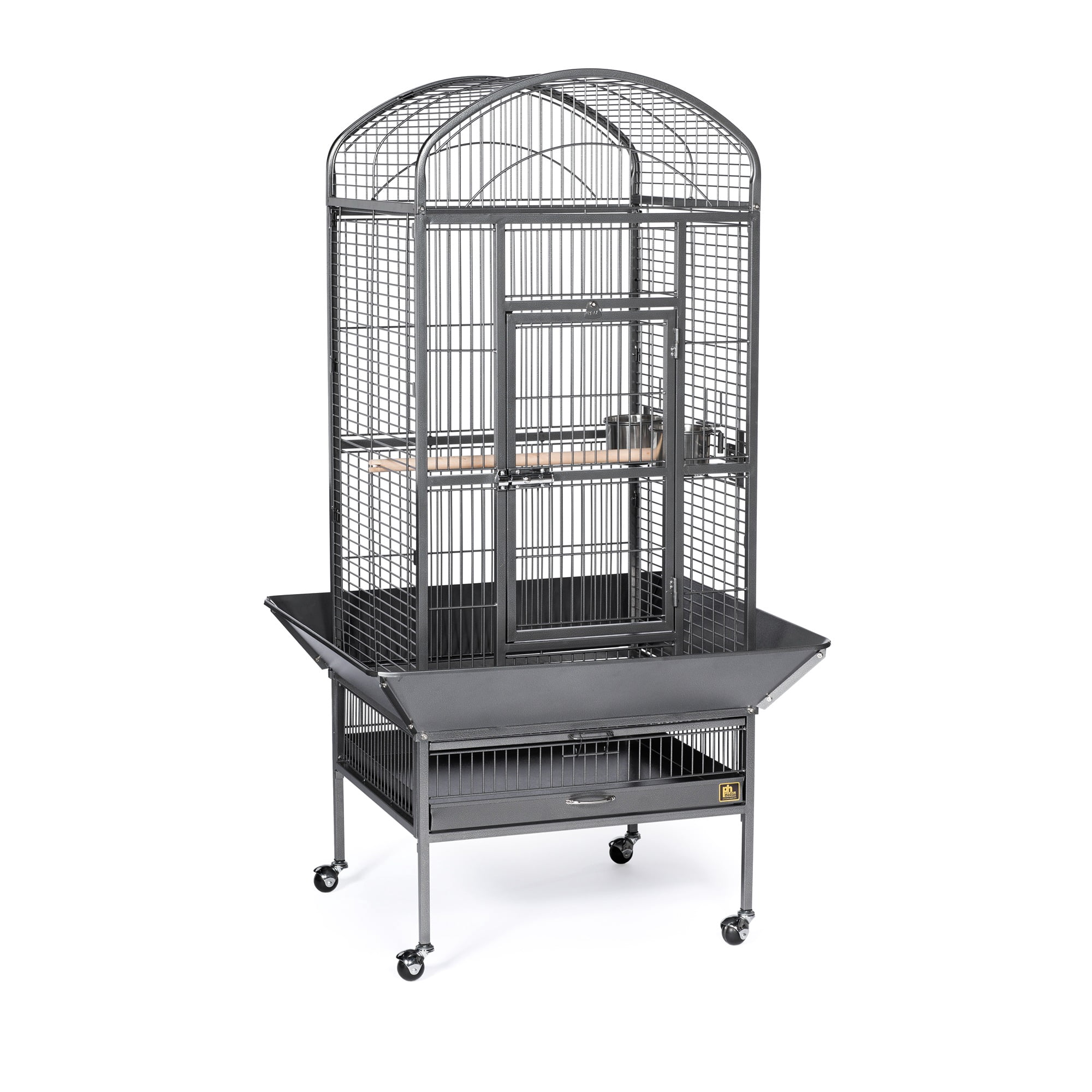 Prevue Pet Products Medium Dome Top Bird Cage - Black 34521