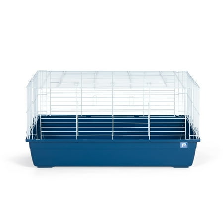 Prevue Pet Products Medium Rectangular Small Animal Tubby with Plastic Navy Blue Base
