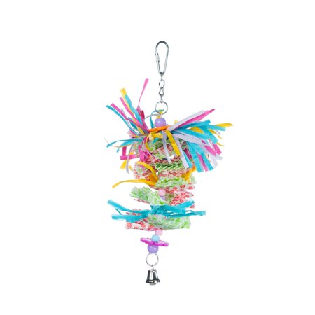 Prevue Pet Products Playfuls Sound & Movement Miami Frost Bird Toy 62674