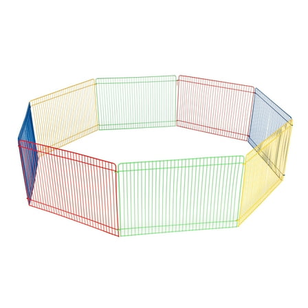 Prevue Pet Products Multi-Color 8-Panel Small Animal Pet Playpen