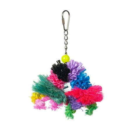 Prevue Pet Products Playfuls Preen & Pacify Over the Rainbow Bird Toy 62636