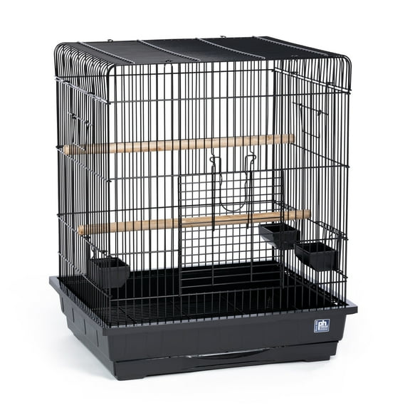 Prevue Pet Products Parrot Bird Cage - Black SP25217B/B