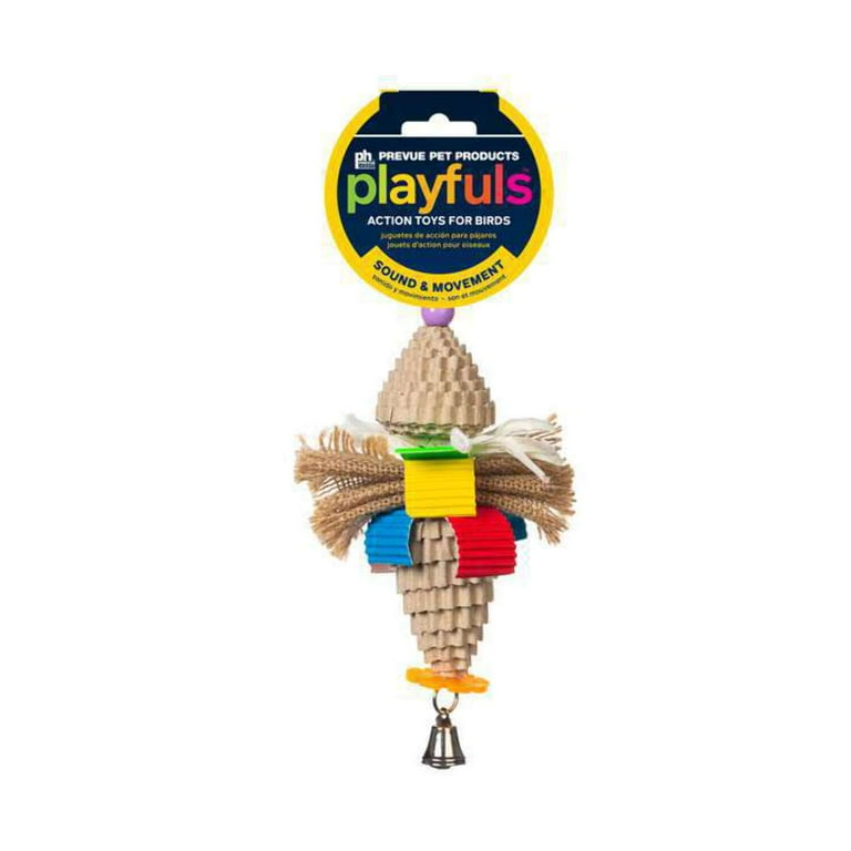 PREVUE PLAYFULS MR. MUSTACHE BIRD TOY