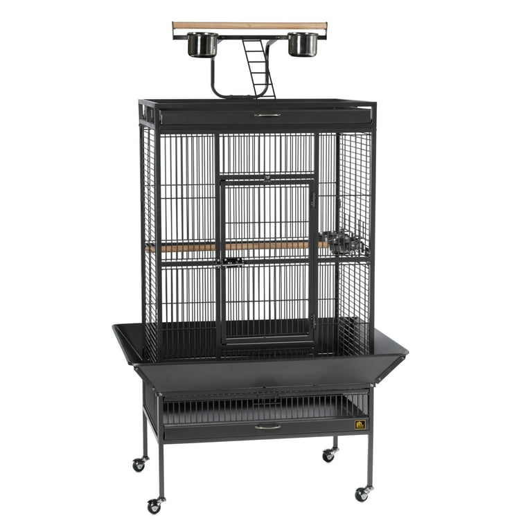 Prevue Pet Products Select Wrought Iron Bird Cage 30 x 22 x 63, Black