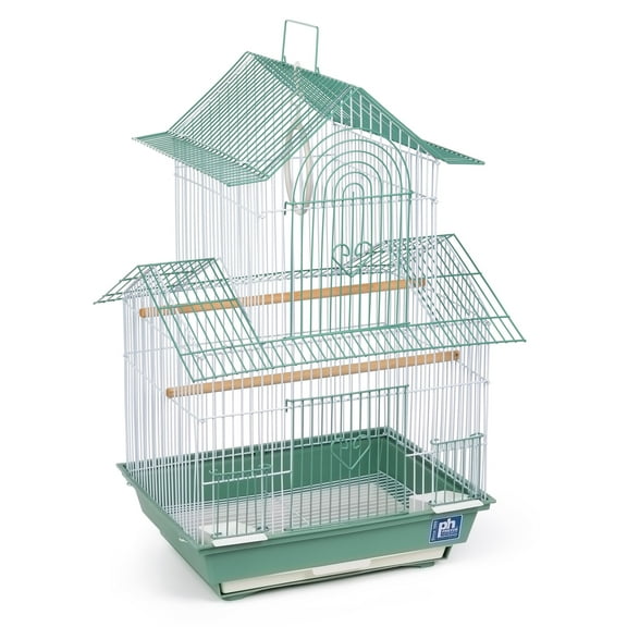 Prevue Pet Products Shanghai Parakeet Bird Cage - Green SP1720-4