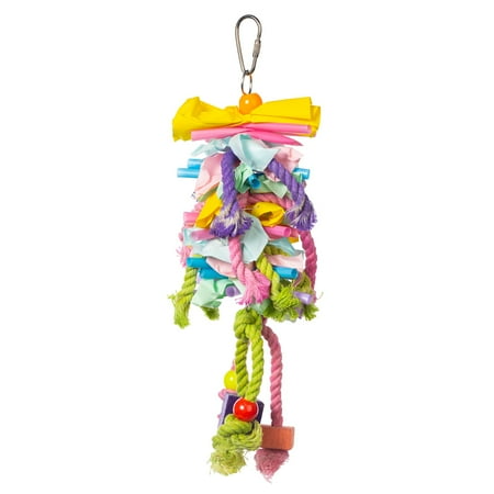 Prevue Pet Products Playfuls Preen & Pacify Short Stack Bird Toy 62605