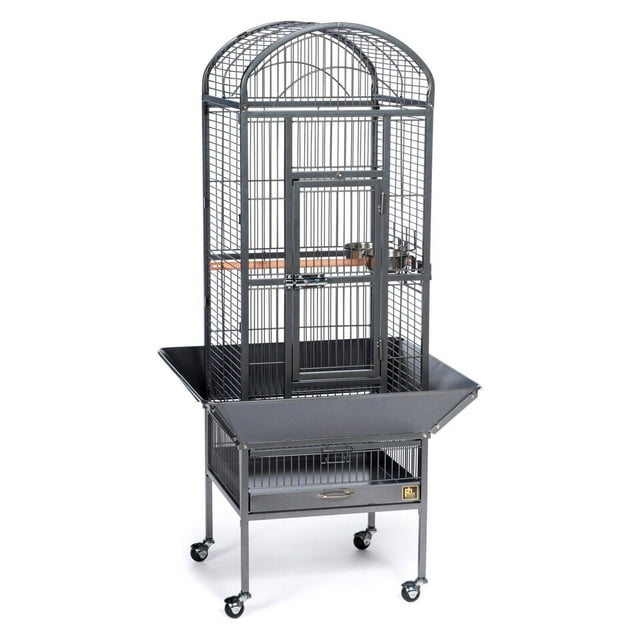 Prevue Pet Products Small Dometop Bird Cage Black Hammertone 34511