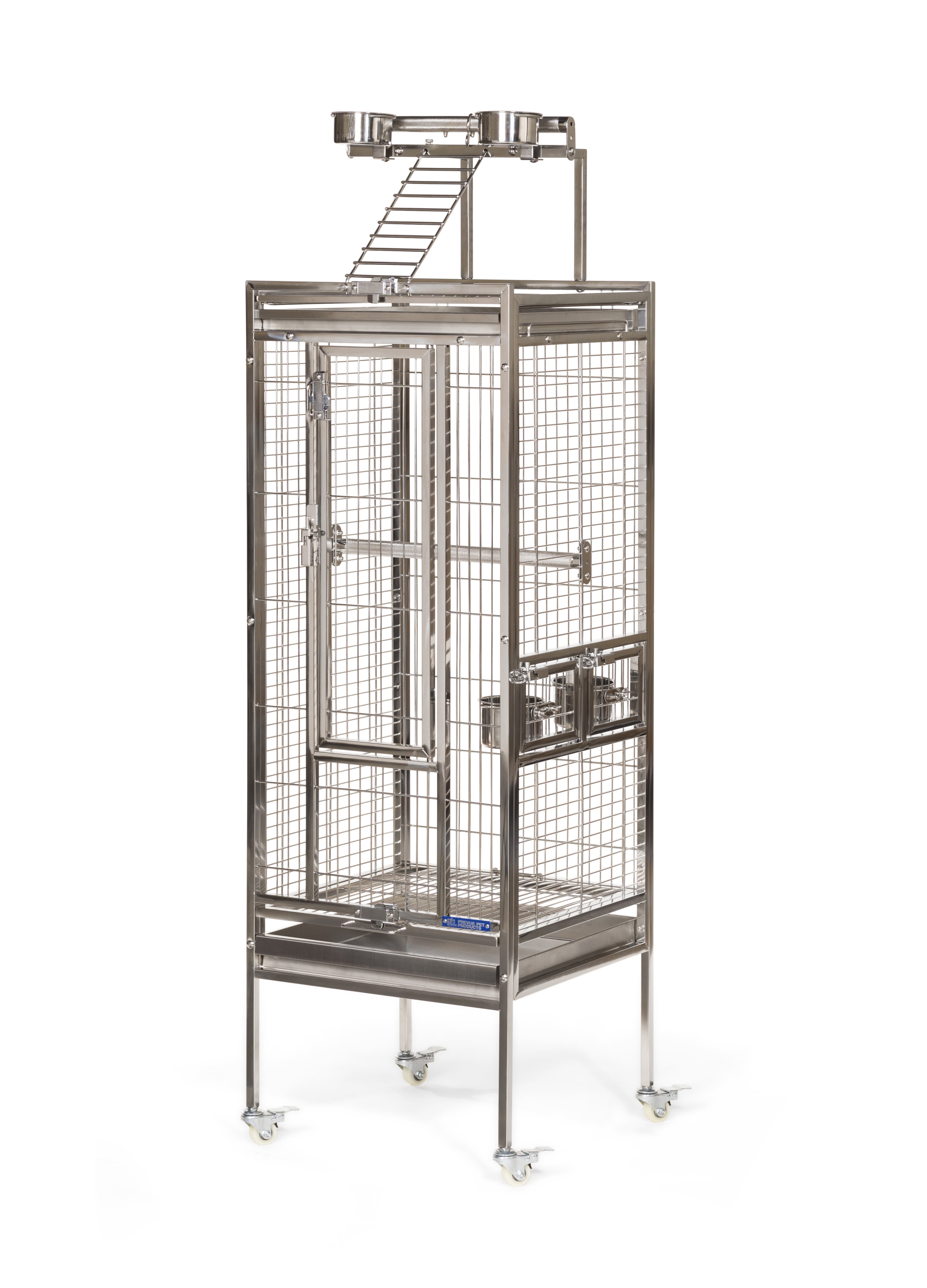 Small Stainless Steel Bird Cage with Play Top UK Ubuy