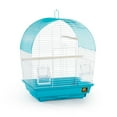 thumbnail image 1 of Prevue Pet Products Southbeach Teal/White Dome Top Bird Cage SP50071, 1 of 6