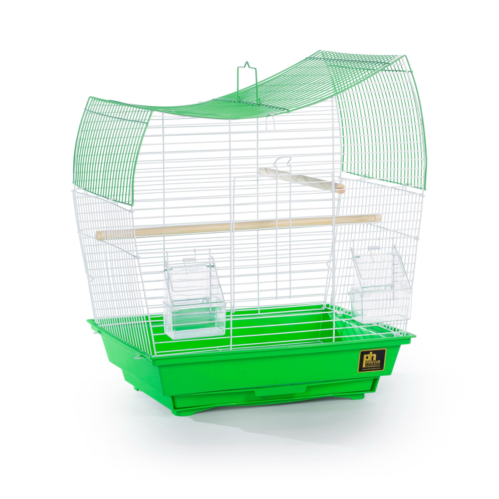 Prevue Pet Products Southbeach Green/White Wave Top Bird Cage SP50081
