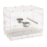 Prevue Pet Products Travel Cage, White
