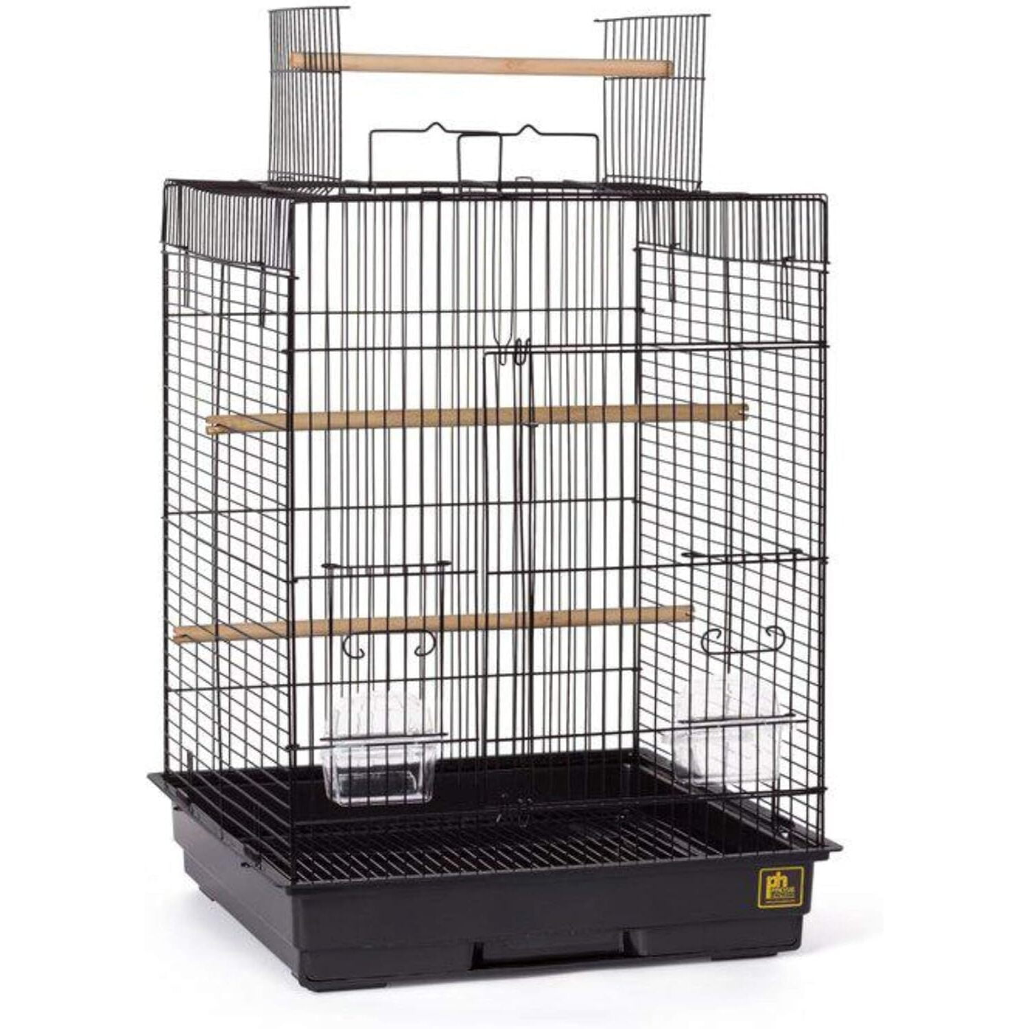 Prevue SP1818PTB 0.62 in. Cockatiel Playtop Bird Cage, Black