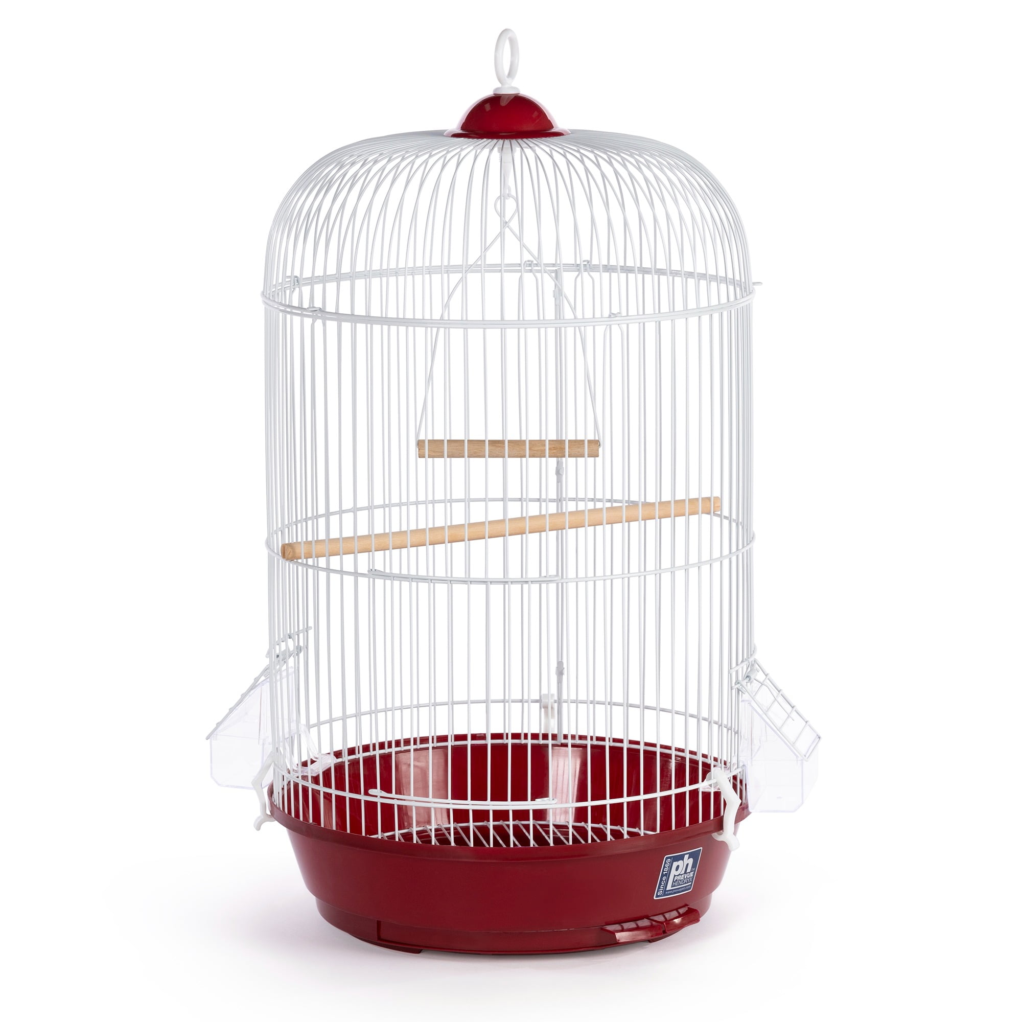 Prevue Pet Products Small Round Bird Cage - Red SP31999R