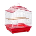 thumbnail image 1 of Prevue Pet Products Soho Crown Top Roof Red & White Bird Cage SP41613R/W, 1 of 6