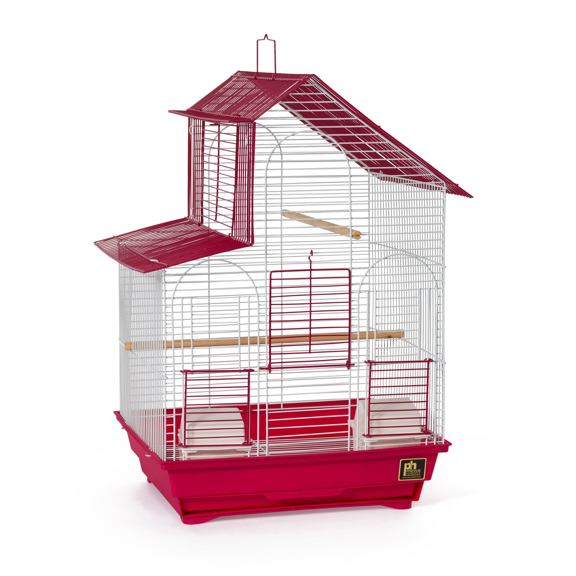Prevue Pet Products Parakeet House Bird Cage Red SP41614-2