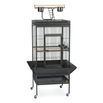 Prevue Pet Products Playtop Bird Home - Black Bird Cage 3152BLK