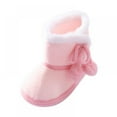 thumbnail image 1 of Prewalker Toddler Boots Premium Soft Anti-Slip Sole Warm Winter Boots for Infant Baby Girls, 1 of 10