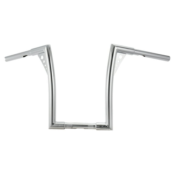 Prewired 1-1/4" Fat Diablo Ape Hangers Handlebar Butterfly Wing bar for Harley Sportster Dyna Softail 1995-Up Road King