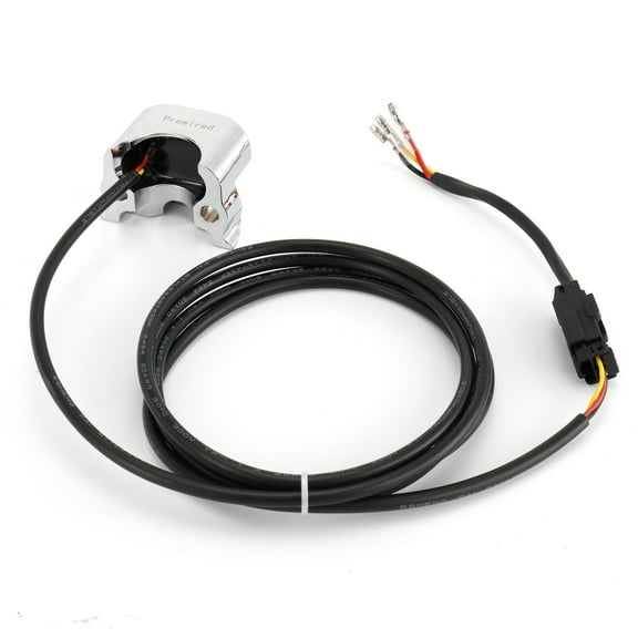 Prewired Chrome 1" Handlebar Switch Motorcycle Air Ride Suspension Control Kit For Harley Dyna & V-Rod & Sportster with AERO, AERO-A