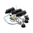 thumbnail image 1 of Prewired Guitar Pickup Set with Pickup Potentiometer for ST Electric Guitar Instrument Parts , Black, 1 of 8