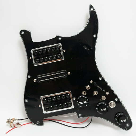 Prewired Loaded Pickguard, with Humbucker single coil Pickups, Coil Splitting, for Fender USA/Mexico Strat Electric Guitar Replacement Parts