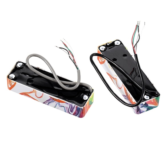 Prewired Rich Bass Tone Pickup Replacement Part With Good Sustains For 4 String Electric Bass In Colorful Sealed Design