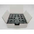 thumbnail image 1 of Prewound Bobbin, Size M, Style M, 75pcs Black Color 40S/2 Thread, Plastic Sided Bobbin, 40S/2 Spun Polyester, MPB-40S2, 1 of 7