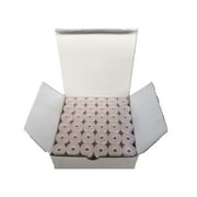 Prewound Bobbins, Bobbin Type Size L, Style L, SA155, 144pcs, Card Board, White Color 75D/2 Polyester, Doublelin Brand