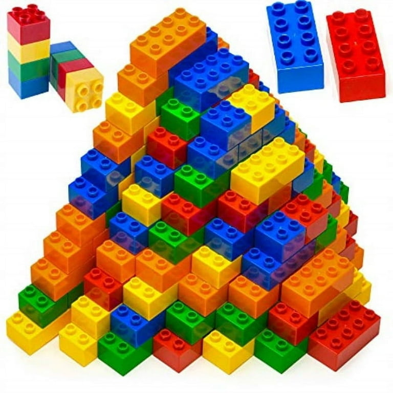Lekebaby 1500 Piece White Building Bricks Set - Classic Bricks Compatible With Major Brands