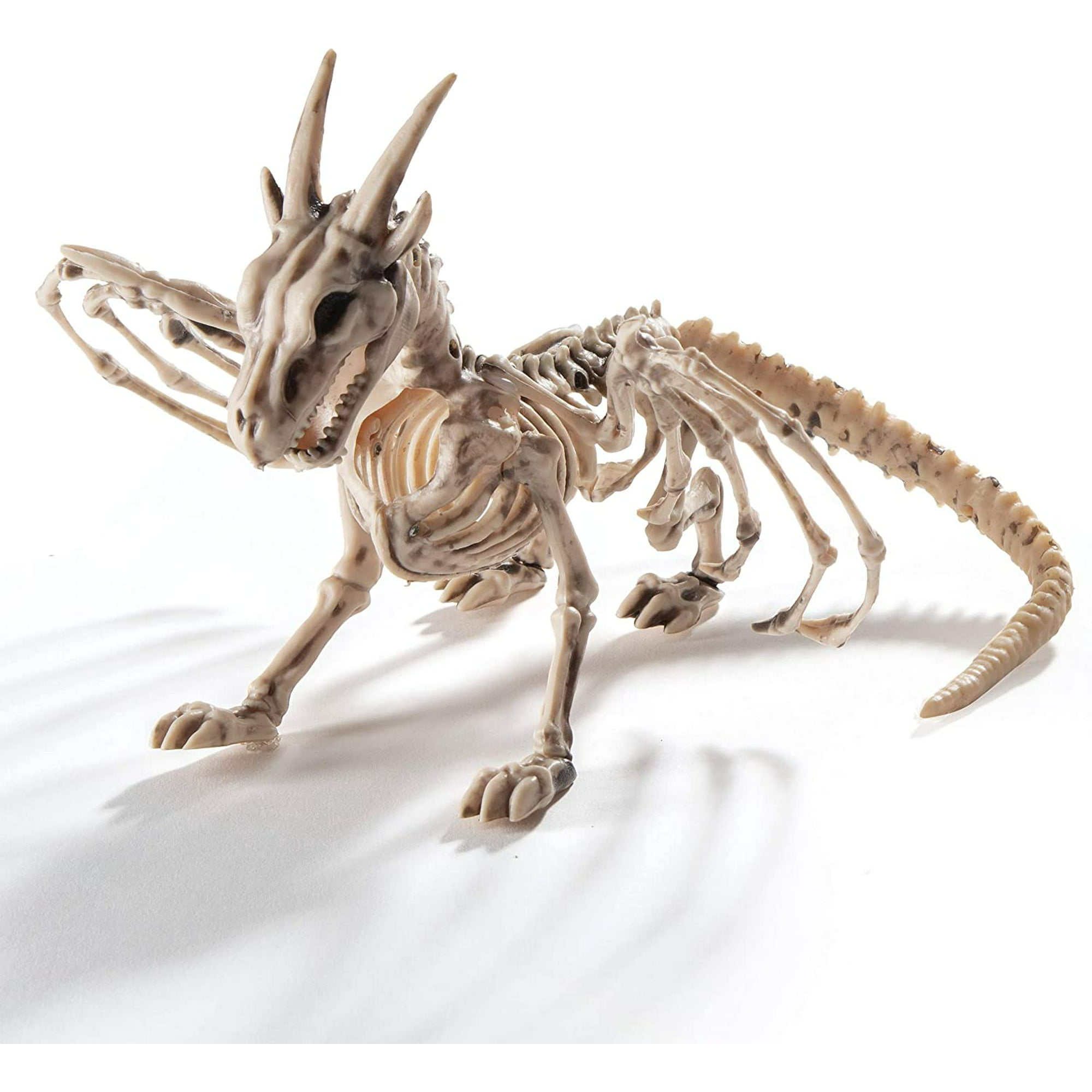 Prextex Dragon Plastic Skeleton Bone White Halloween Decorations ...