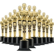 Prextex Gold 6'' Award Trophies for Award Ceremonies or Parties - 12 Pack