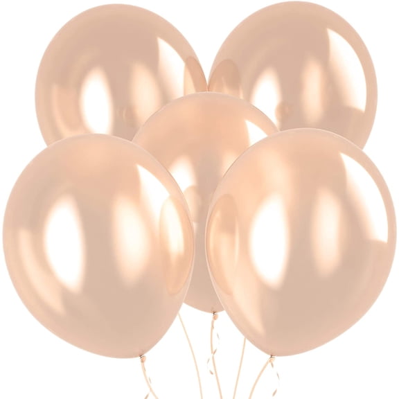 Prextex Gold Jumbo Balloons - 30 Extra Large 18 Inch Gold Balloons for Photo Shoot, Wedding, Baby Shower, Birthday Party and Event Decoration - Strong Latex Big Round Balloons - Helium Quality