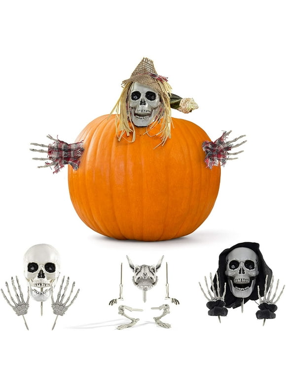 Prextex Halloween Pumpkin Accessories for Best Halloween Pumpkin Decor