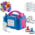 thumbnail image 1 of Prextex Portable Balloon Pump with 85-Piece Balloon Decoration Set - 110V Electric Air Blower Portable Balloon Inflator for with 75 Balloons, White Ribbon, Tying Tools, Tape Strips, Dot Glue, 1 of 7
