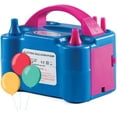 thumbnail image 1 of Prextex Portable Electric Balloon Pump | Electric Air Pump Dual Nozzle Balloon Inflator (Blue, 110V, 660W), 1 of 6