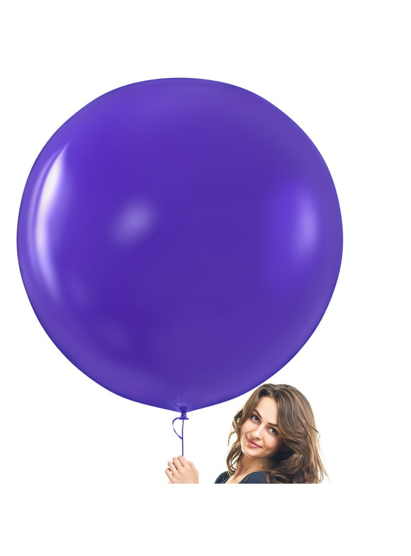 Prextex Purple Giant Balloons | 8 Jumbo 36 Inch Balloons | Wedding, Birthday Party and Event Decoration