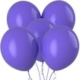 thumbnail image 1 of Prextex Purple Jumbo Balloons - 30 Extra Large 18 Inch Purple Balloons for Photo Shoot, Wedding, Baby Shower, Birthday Party and Event Decoration - Strong Latex Big Round Balloons - Helium Quality, 1 of 5