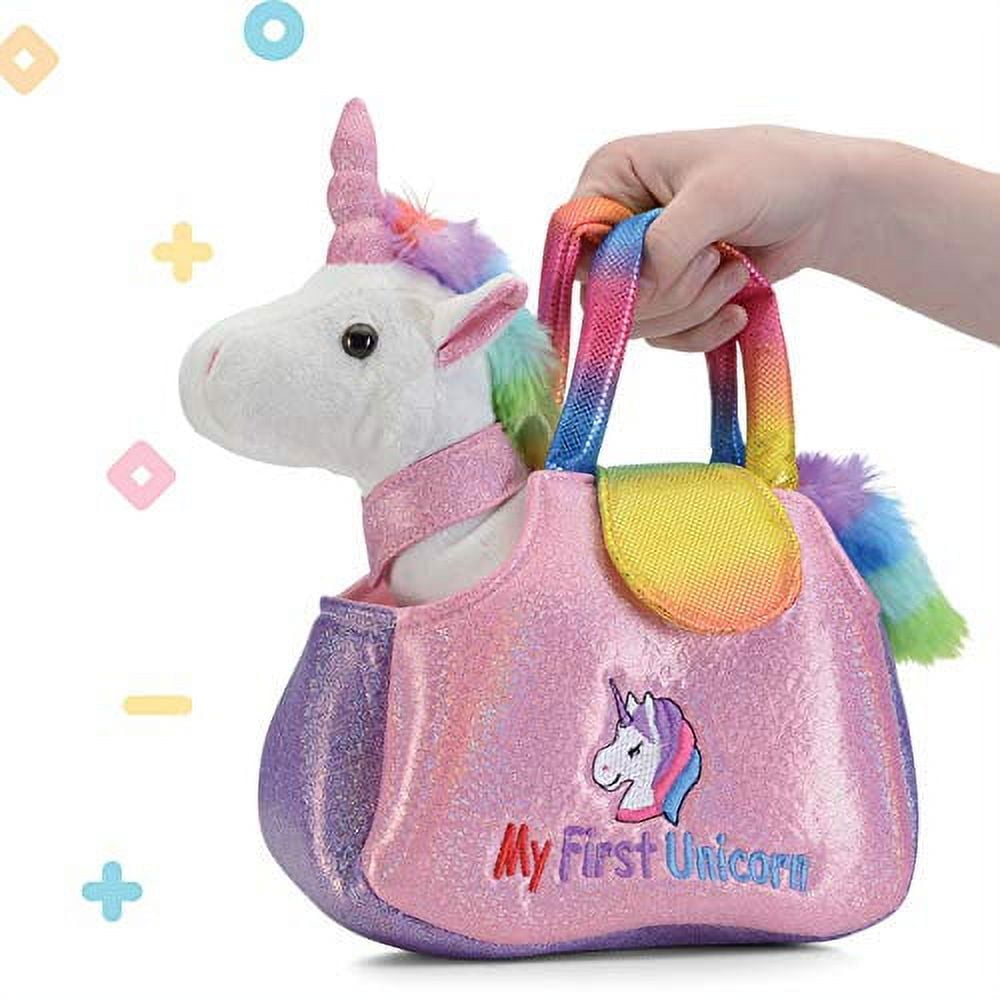 Personalized Cat Unicorn Mini Backpack Cute Custom Rainbow 