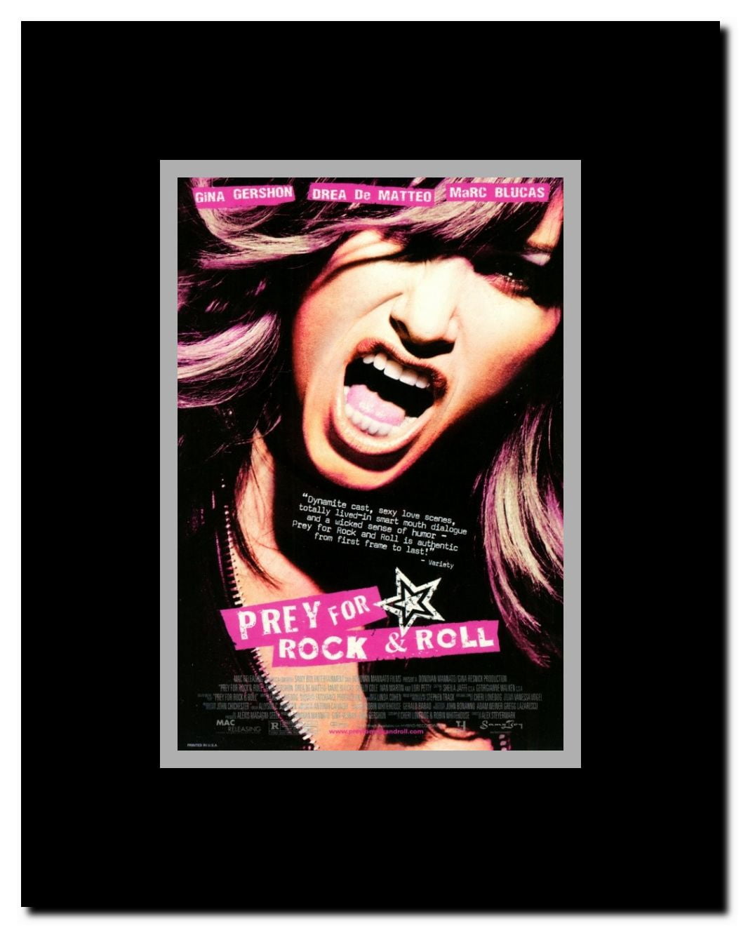 Prey For Rock & Roll Framed Movie Poster