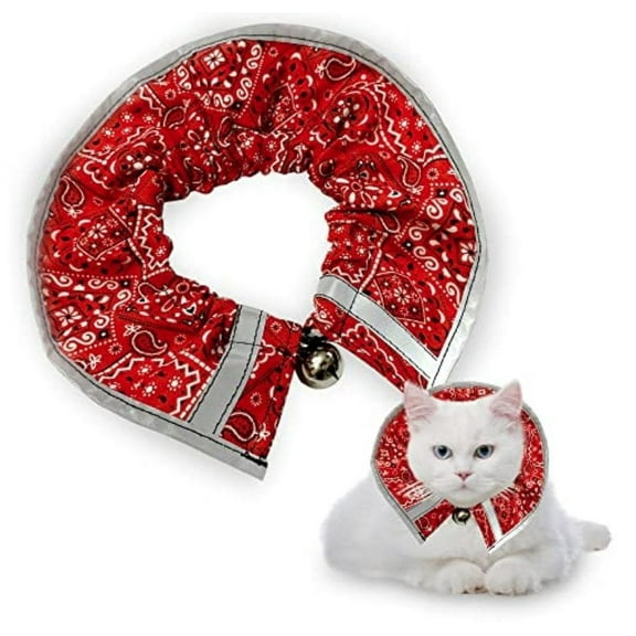 Prey Saver Cat Collar Color: Red Bandana