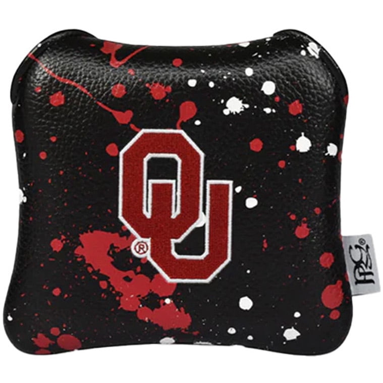 Prg Americas Golf NCAA Paint Splash Mallet Oklahoma Sooners Headcover New