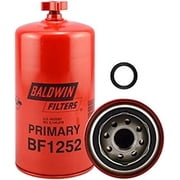 Pri. Fuel/Water Sep. Spin-on with Drain Baldwin BF1252