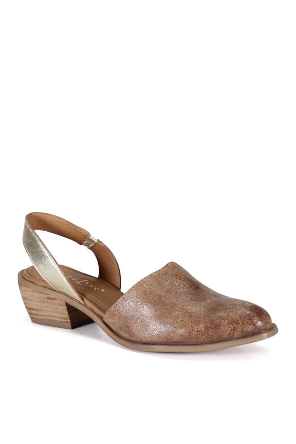 True Womens Pri Ority Metallic Slingback  Flats Casual Shoes