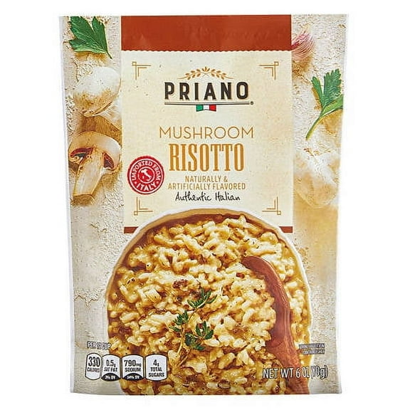 Priano Mushroom Risotto, 6 oz